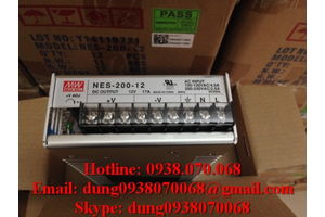 MEAN WELL NES-200-5, NES-200-7.5,NES-200-12, NES-200-24, NES-200-27, NES-200-36, NES-200-48