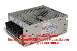 Bộ nguồn mean well NES-25-5, NES-25-12, NES-25-15, NES-2524, NES-25-48
