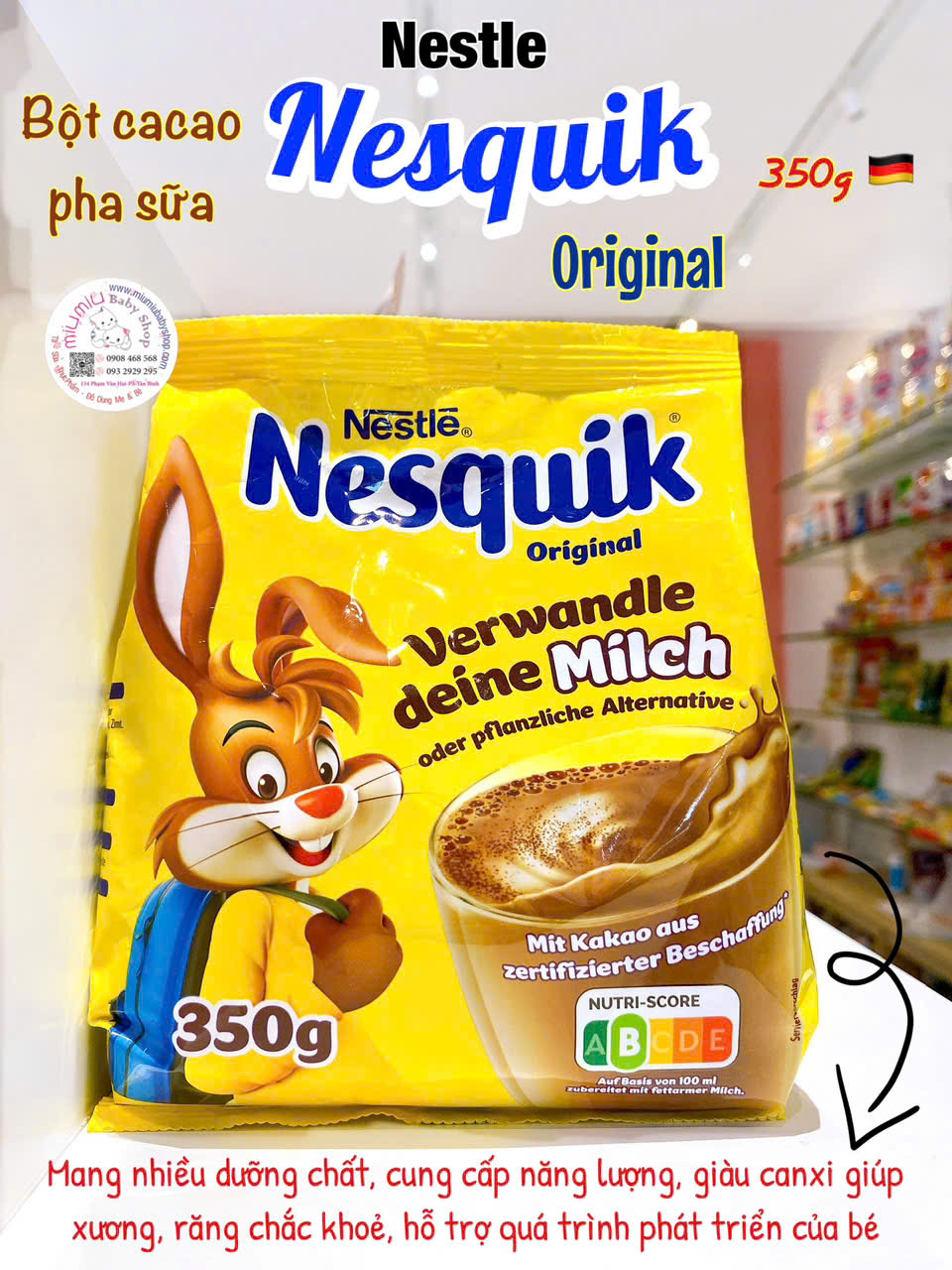 Nesquik Đức 350g