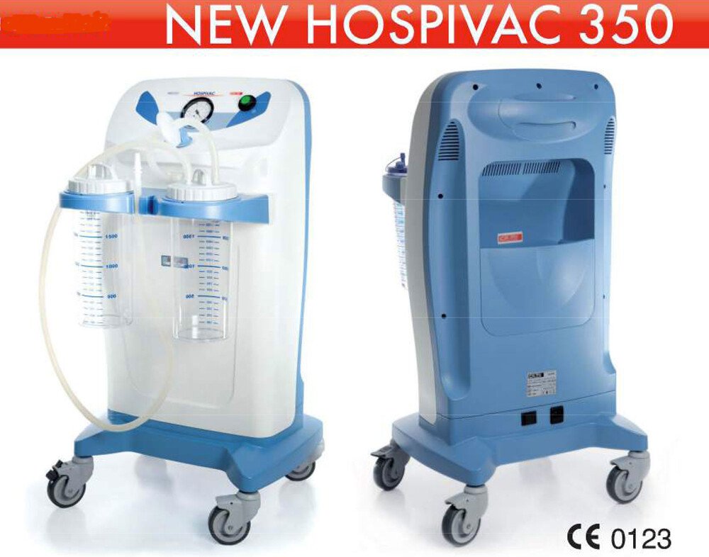 Máy hút dịch phẫu thuật 2 bình New Hospivac 350 RE 410356/01