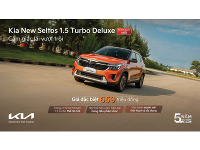 New Seltos thêm phiên bản hoàn toàn mới 1.5 Turbo Deluxe