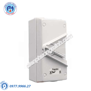 Ngắt điện phòng thấm nước Isolator 1P 20A 250V IP66 - Model WHS20_GY