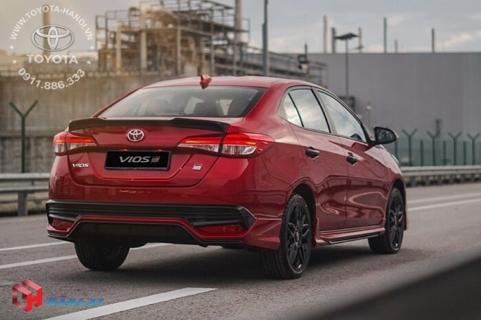 Ngoại thất thể thao của mẫu xe Vios GRS 2026, 2026