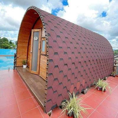 NGÓI BITUM LỢP PHỦ ĐÁ DẠNG TỔ ONG EW001-BITUM-DN.HM.HN