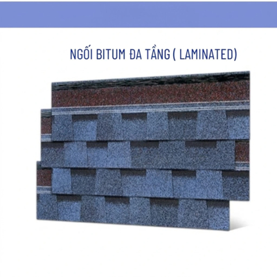 NGÓI LỢP BITUM PHỦ ĐÁ DẠNG ĐA TẦNG MÀU XANH DƯƠNG EW2-BTUM.HD.DN