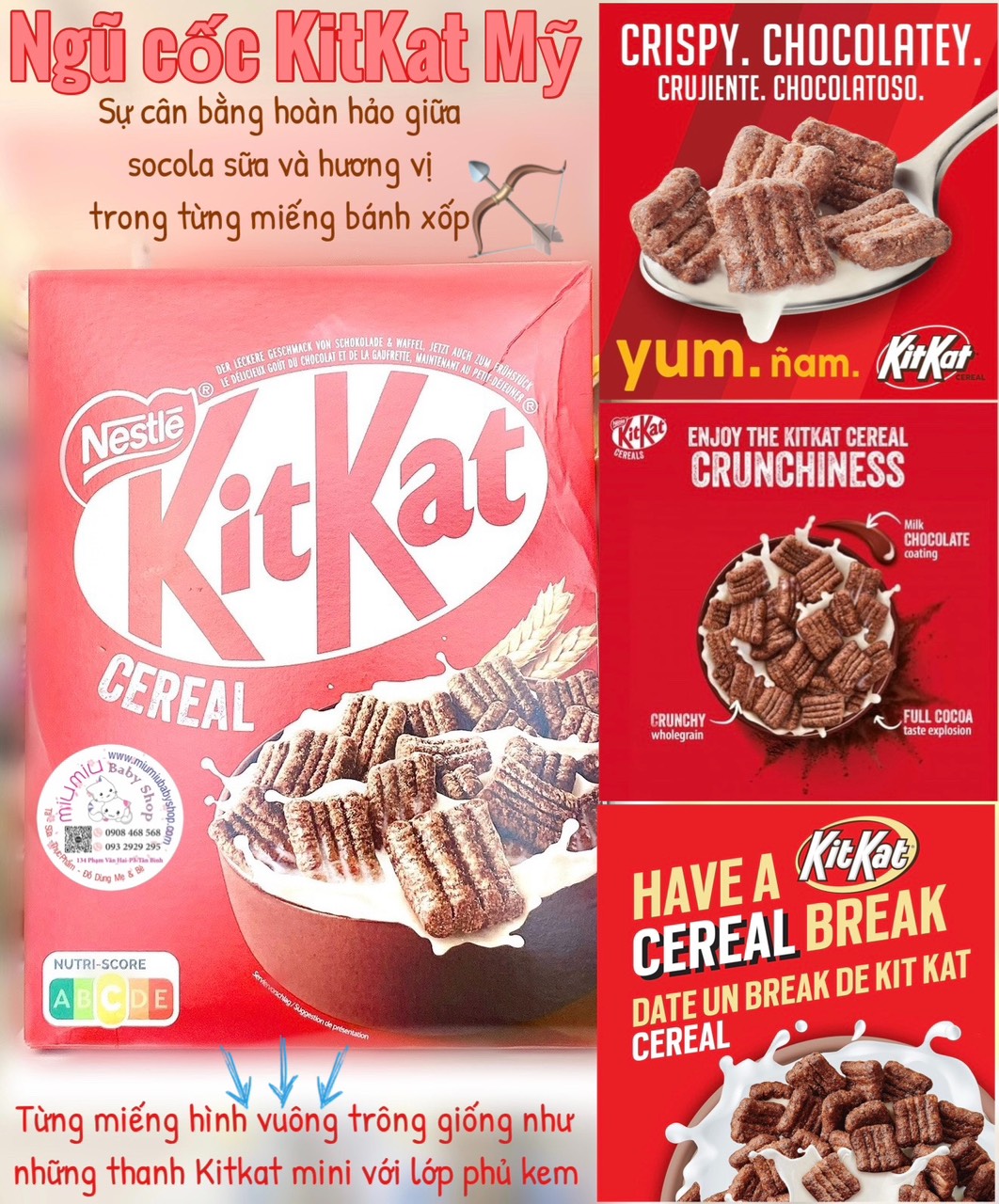 Ngũ cốc Kitkat 330g