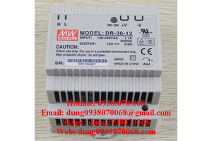Nguồn MEAN WELL DR-30-5, DR-30-12, DR-30-15, DR-30-24