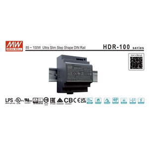 Nguồn MEAN WELL HDR-100-12, HDR-100-15, HDR-100-24, HDR-100-48