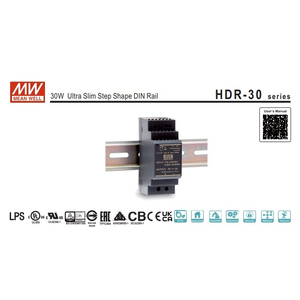 Nguồn MEAN WELL HDR-30-5, HDR-30-12, HDR-30-15, HDR-30-24,HDR-30-48