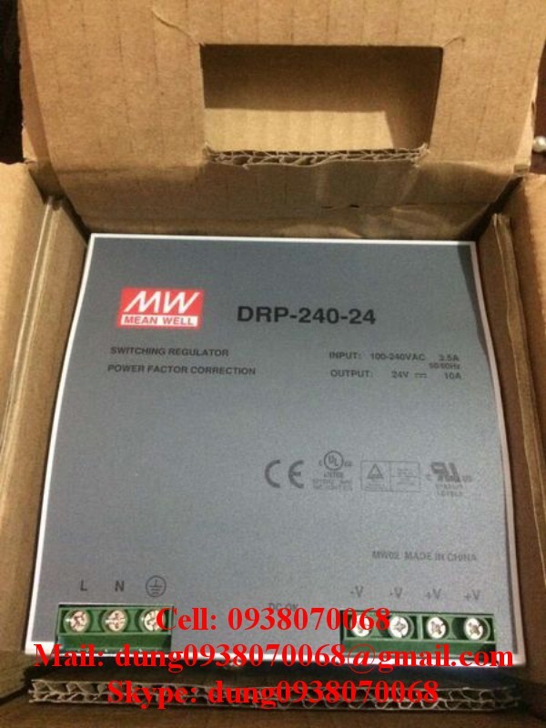 Nguồn MEANWELL DRP-240-24