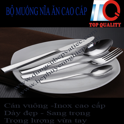 muỗng inox cao cấp, nĩa inox cao cấp, dao inox cao cấp, bộ dao muỗng nĩa cao cấp, muỗng trà cao cấp