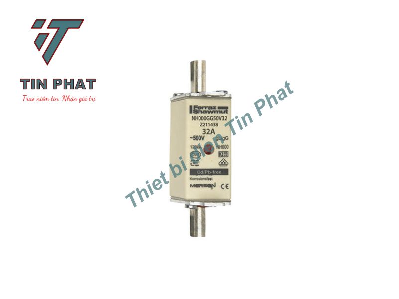 CẦU CHÌ MERSEN NH000GG50V32 500V 32A