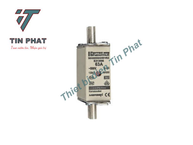 CẦU CHÌ MERSEN NH000GG50V63 500V 63A