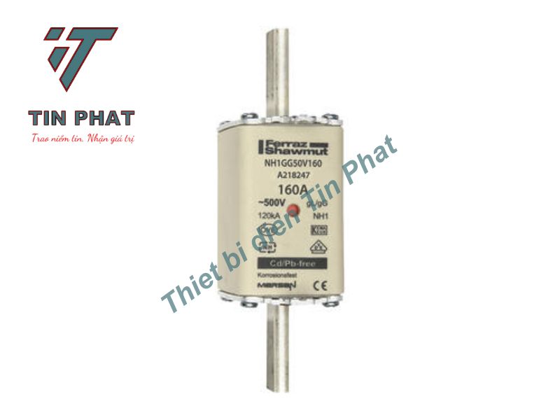 CẦU CHÌ MERSEN NH1GG50V160 500V 160A