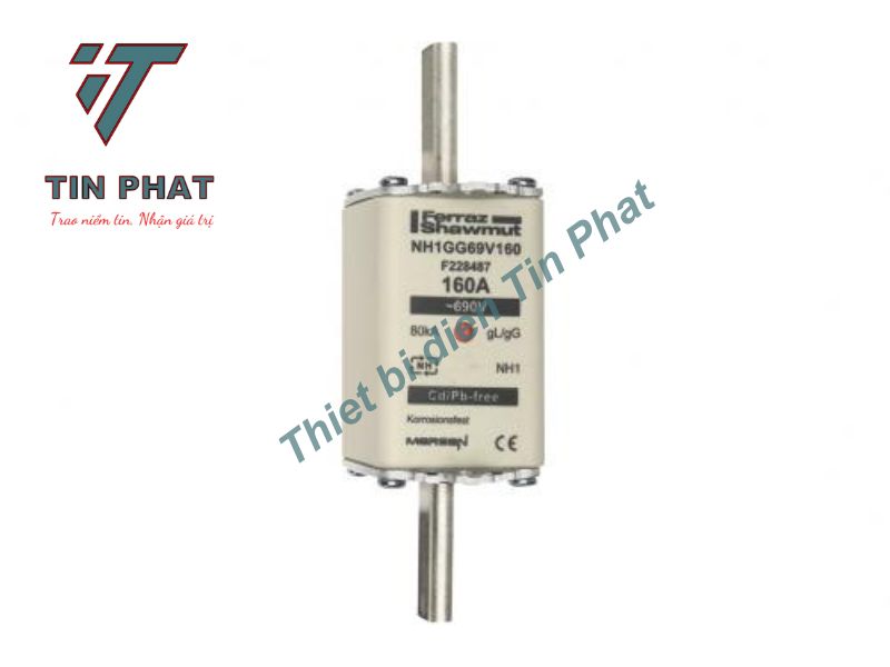 CẦU CHÌ MERSEN NH1GG69V160 690V 160A