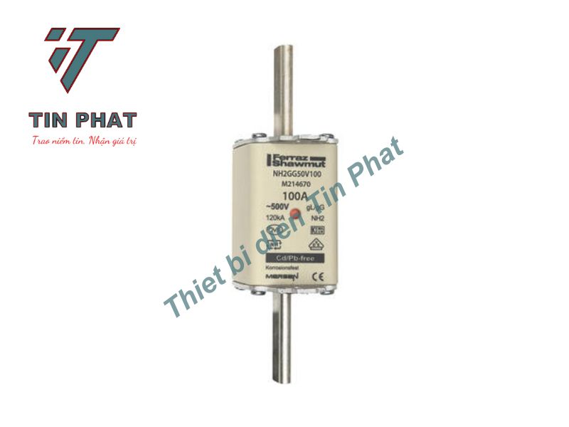 CẦU CHÌ MERSEN NH2GG50V100 500V 100A