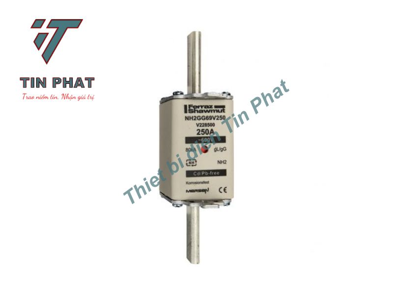 CẦU CHÌ MERSEN NH2GG69V250 690V 250A