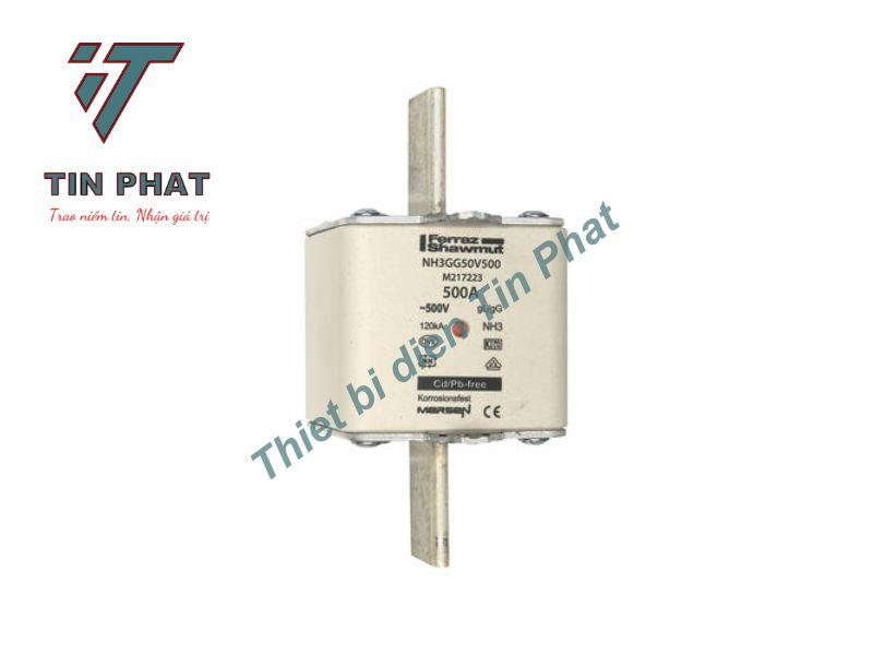 CẦU CHÌ MERSEN NH3GG50V500 500V 500A