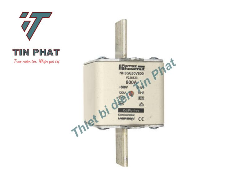CẦU CHÌ MERSEN NH3GG50V800 500V 800A