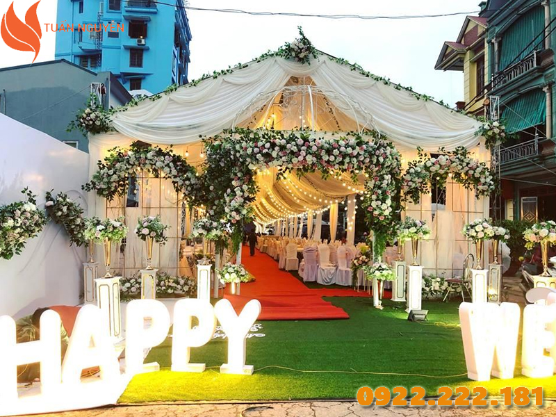 Cho thuê khung rạp đám cưới giá rẻ tại TP.HCM 