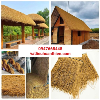 NHÀ CUNG CẤP RƠM NHÂN TẠO - MÁI TRANH NHÂN TẠO TRANG TRÍ TẠI ĐÀ NẴNG