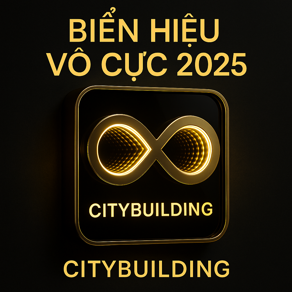 🌟 NHÀ MÁY SẢN XUẤT BIỂN HIỆU VÔ CỰC THEO YÊU CẦU – CITYBUILDING | ĐẲNG CẤP – HIỆN ĐẠI – KHÁC BIỆT