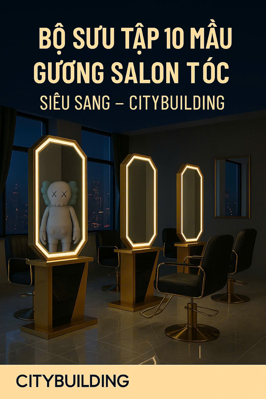 💇‍♂️ NHÀ MÁY SẢN XUẤT GƯƠNG TIỆM CẮT TÓC THEO YÊU CẦU – CITYBUILDING