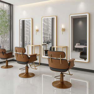 Gương tiệm cắt tóc theo yêu cầu: 20 mẫu salon và barber