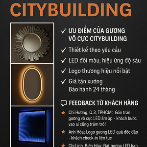 🎯 NHÀ MÁY SẢN XUẤT GƯƠNG VÔ CỰC THEO YÊU CẦU | CITYBUILDING GIÁ XƯỞNG