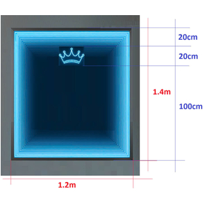 🔖 NHÀ MÁY SẢN XUẤT THI CÔNG LOGO GƯƠNG VÔ CỰC THEO YÊU CẦU | CITYBUILDING – ĐẲNG CẤP NGHỆ THUẬT ÁNH SÁNG