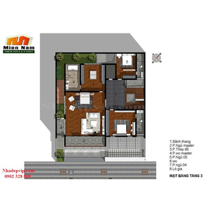 Nhà phố 1 trệt 3 lầu gia đình anh Văn chị Ly,Trần Não Quận 2