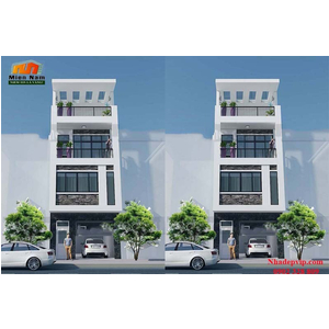 Thi công nhà phố một trệt 3 lầu chị Thu, Củ Chi