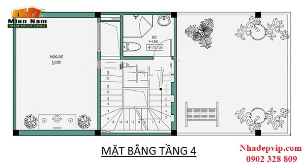 Nha pho 4 tang mat tien Nha pho 4 tang mat tien