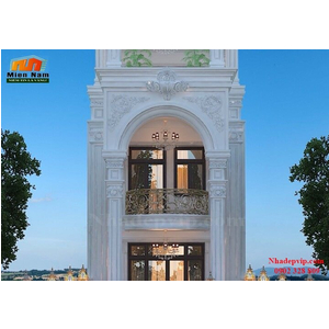 Thiết kế Thi công biệt thự phố cổ điển Chú Thuận Tân Phú