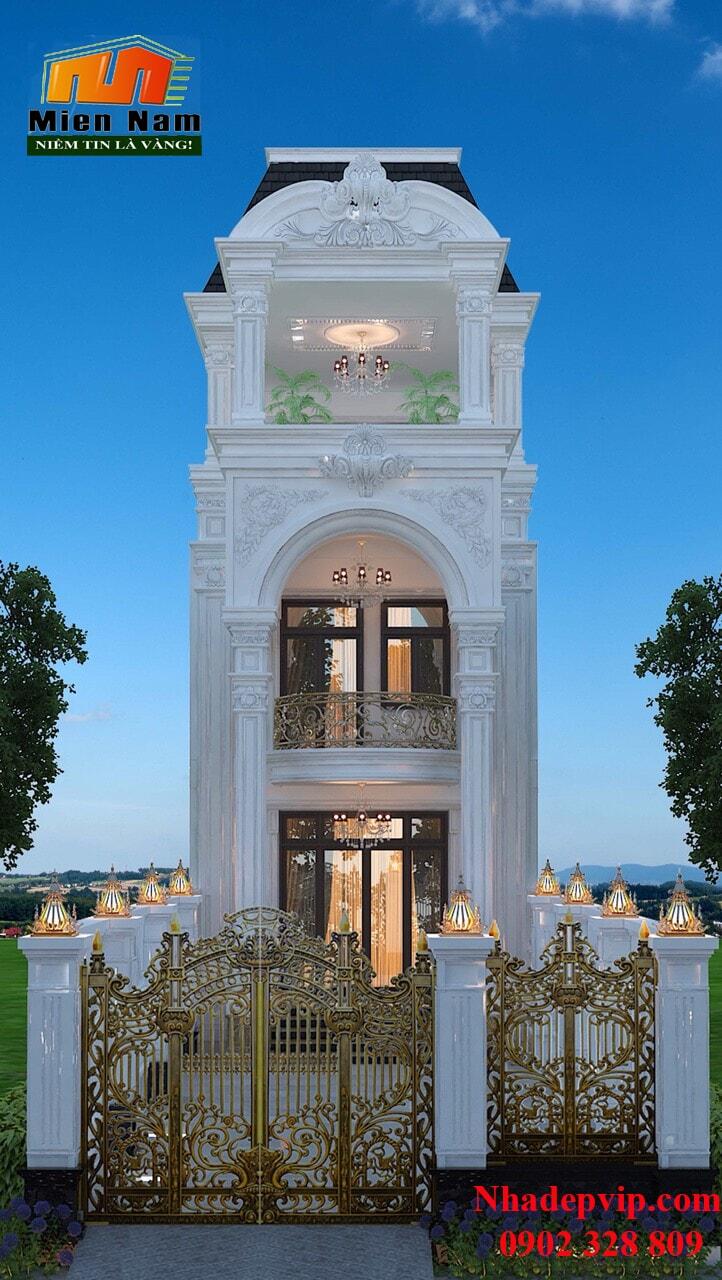 Thi công biệt thự phố cổ điển Chú Thuận Tân Phú Thi công biệt thự phố cổ điển Chú Thuận Tân Phú