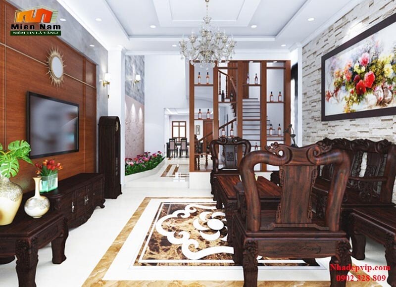 Thi công nhà phố cổ điển anh Lộc Quận 8 Thi công nhà phố cổ điển anh Lộc Quận 8