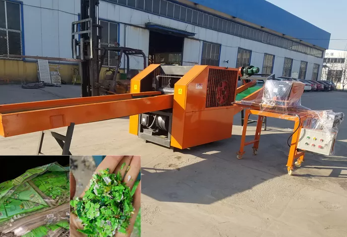 Nhãn Giấy Bopp Máy Hủy Chất Thải Nhựa 10 Mm Công Suất Tùy Chỉnh Kích Thước Xả