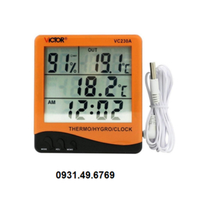 NHIỆT ẨM KẾ ĐIỆN TỬ VICTOR VC230A