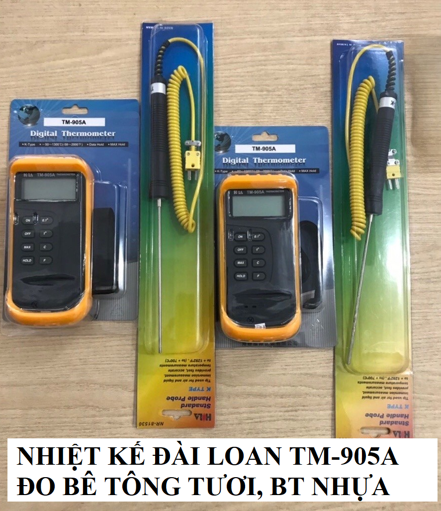 NHIỆT KẾ ĐIỆN TỬ ĐO NHIỆT ĐỘ BÊ TÔNG HILA TM-905A