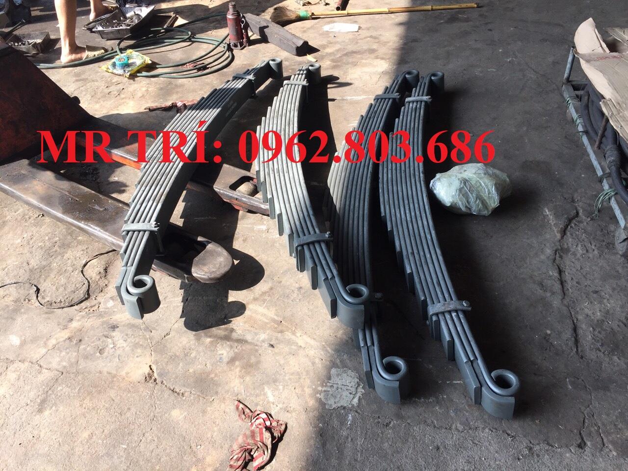 Bộ nhíp trước 10 lá xe ben howo 4 chân