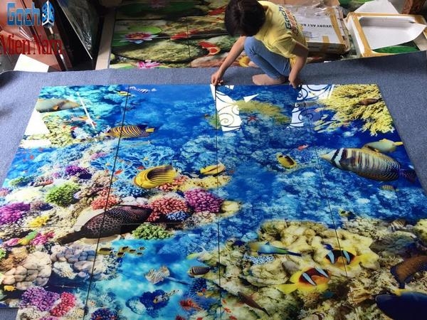 những mẫu gạch tranh 3d đẹp nhất 2019