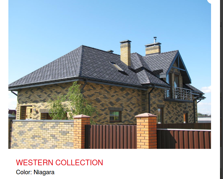 TECH- WESTERN - Ngói lợp bitum phủ đá dạng đa tầng