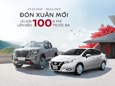 Nissan Việt Nam tung ra ưu đãi lên đến 100% lệ phí trước bạ đầu xuân 2023