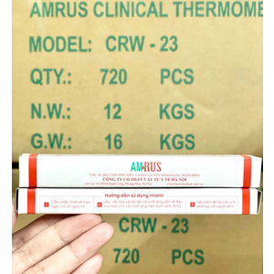 Nhiệt kế đo thân nhiệt thủy ngân Amrus CRW-23