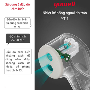 Nhiệt kế điện tử hồng ngoại đo trán Yuwell YT-1