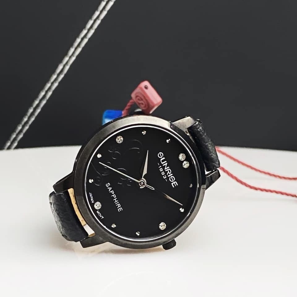 ĐỒNG HỒ NỮ DÂY DA SUNRISE 9950PA