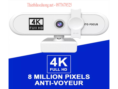 Webcam 4K dành cho giảng viên dạy học online