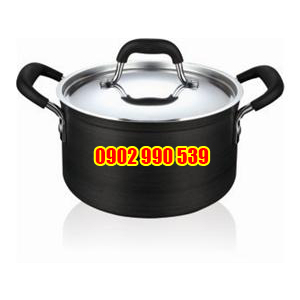 Nồi canh oxy hóa cứng Black Diamond 22cm