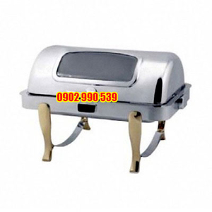 BUFFET CHỮ NHẬT CHÂN VÀNG ( NẮP PC) DÙNG ĐIỆN