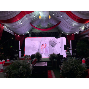 Nơi cho thuê màn hình led cho đàm cưới tại nhà ở tp hcm, màn hình led sân khấu cưới